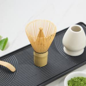 แปรงชาเซ็นทำมือจากไม้ไผ่แบบญี่ปุ่น คลาสสิก เป็นมิตรกับสิ่งแวดล้อม ออร์แกนิค พร้อมฐานวาง สำหรับชงชาเขียวมัทฉะ - Product Image 3
