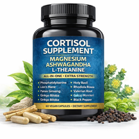 Complément Herbal de Soutien au Cortisol Marque Blanche – 60 Capsules Végétaliennes avec CLA, Extrait de Thé Vert, Magnésium – Service OEM
