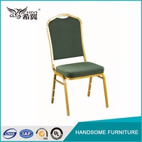 Chaises empilables portables en métal de style chinois Chiavari, design moderne pour usage hôtelier, mobilier commercial durable