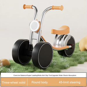 Scooter de tres ruedas para interiores y exteriores para niños, coche de juguete de equilibrio para bebés, triciclos de Pedal para niños pequeños producidos - Product Image 2