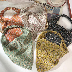 Bohème cheveux écharpe Floral carré écharpe femmes élastique cheveux sangle plage mignon doux chouchous Vintage décontracté bandeau - Product Image 1
