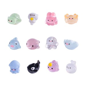 Figurines de créatures marines rondes KI zhuojing, accessoires décoratifs DIY <span class=keywords><strong>et</strong></span> petits ornements pour micro-paysages de plage <span class=keywords><strong>et</strong></span> d'océan - Product Image 1