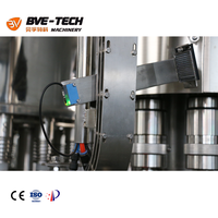 Machine de remplissage d'eau pure en bouteille plastique BVE, haute vitesse 12000-14000BPH, système de remplissage automatique de boissons de haute précision