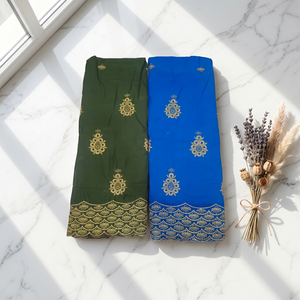 Toub Sudani Bordado en Algodón de Alta Calidad |   Tela Ecológica Antibacteriana para Ropa de Boda |   Diseño Personalizado - Product Image 1