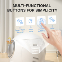 EUR PET Nouvelle Conception Bac à Litière Intelligent pour Chat avec Surveillance par Application Matériau Plastique Facile à Nettoyer Toilette Automatique Professionnelle pour Chats