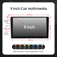 Aijia Factory 9 Zoll 2din Android-Bildschirm Voll-Touchscreen-Autoradio für SUBARU LEGACY OUTBACK 2003-2009 Autoradio