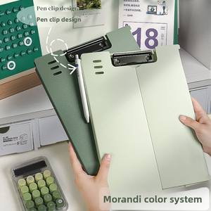 Carpeta con Portapapeles Vertical A4 para Estudiantes, con Cierre, para Exámenes, Notas de Reuniones, Personalizable - Product Image 3