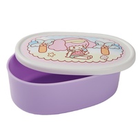 Passe au lave-vaisselle Boîte à lunch pour bébés et enfants Petite boîte à collation ovale Ensembles de 3 pièces Boîte à bento empilée