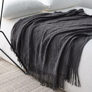 Vendita calda stile scandinavo coperta a maglia ispessita calda <span class=keywords><strong>e</strong></span> morbida coperta decorativa per divano casa coperta in magazzino - Product Image 2