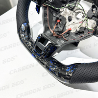 Volant en fibre de carbone pour Volkswagen VW Golf Mk6 Gti MK7 7.5 Mk6 Mk5 Mk4 GTI GTD R Polo GTI CC Passat Tiguan