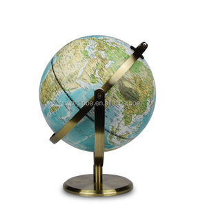 Mappamondo con Mappa della <span class=keywords><strong>Terra</strong></span> in Inglese 32cm Stile Retrò Globo con Luce LED Decorazione Educativa di Geografia Regalo per Ufficio - Product Image 4