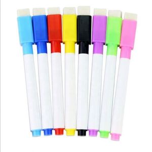 Mehrfarbige Magnetkappen-Trockenabwischstifte mit feiner Spitze, Radierer, Schreibwaren, Whiteboard-Marker - Product Image 3
