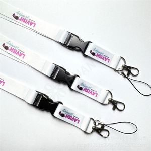 Custom logo Printed Promotional Cheap Polyester Sublimation Heat Transfer Safety Breakaway Neck Strap Lanyard for Id Card Holder - Product Image 2