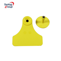Etiqueta de Oreja para Animales, 58*60 mm, Etiquetas de Oreja para Ganado, Etiquetas de Oreja Coloridas para Identificación de Animales de Granja