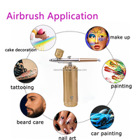 Pistolet de pulvérisation sans fil, rechargeable par USB, pour peinture corporelle, aérographe, salon de beauté, maquillage sans fil, outil pour barbier, nail art, tatouage
