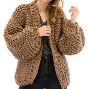 Pulls personnalisés en tricot faits à la main pour femmes, pulls multicolores avec patchs, <span class=keywords><strong>pull</strong></span> en tricot pour femme - Product Image 4