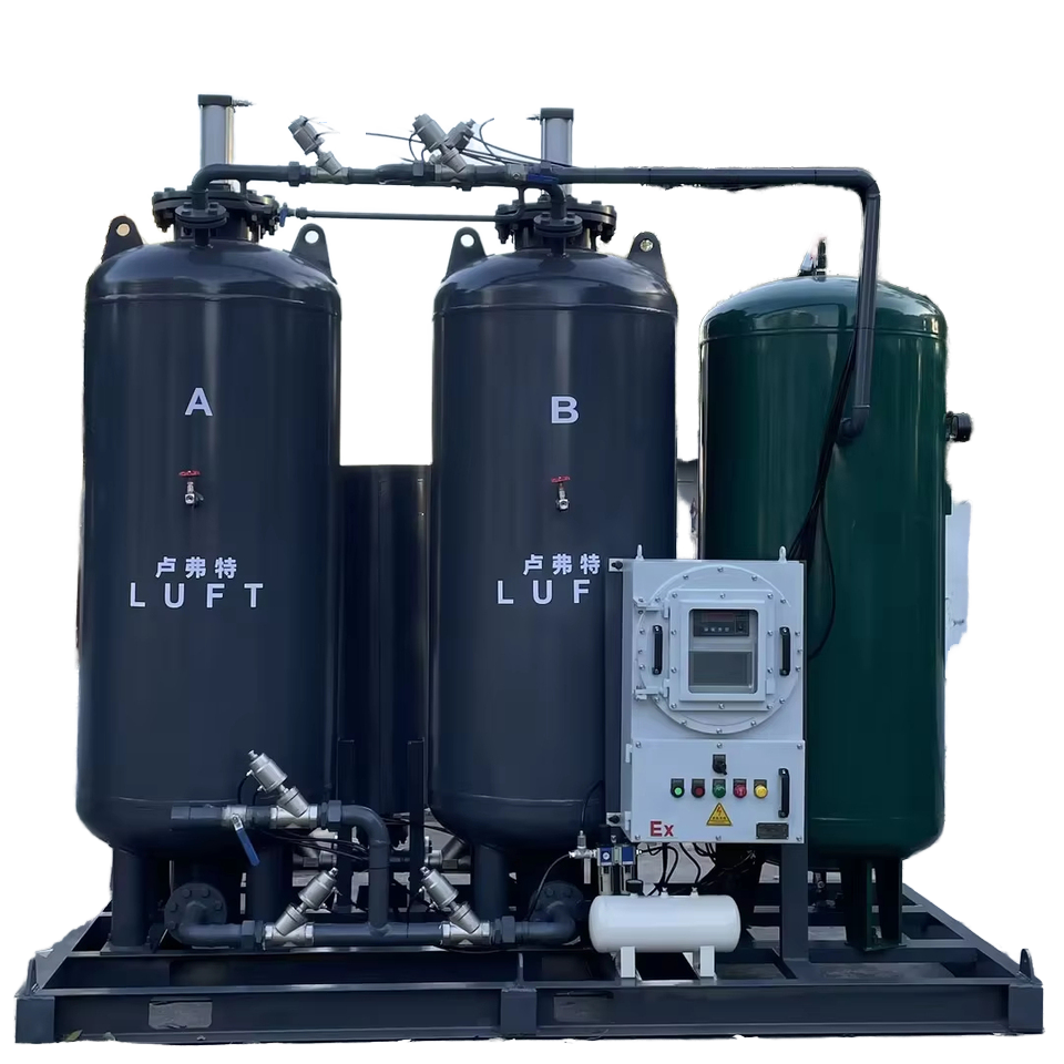 High Purity Industrial PSA Nitrogen Machine Generator Energy-Saving PLC Remote Control Compressor Parts