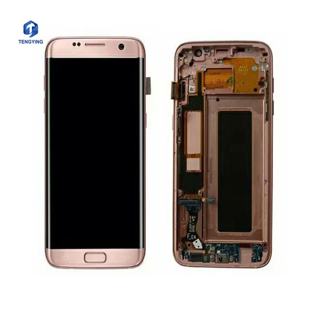 Repair Mobile Phone LCD Parts Refurbished for Samsung Galaxy S6 S7edge S8 S9 Plus LCD Touch Screen LCD Complete