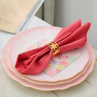Vaisselle en céramique de style nordique pour hôtels, nouveaux services de vaisselle colorés de Prague pour restaurants occidentaux, assiettes plates