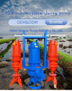 ZJQ A05 Wear-resistant Sand Washing Sand Pumping 4-stage Motor Vertical <b>Submersible</b> Slurry <b>Pump</b> - Product Image 3
