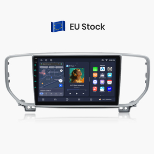 Radio de Coche Android Inalámbrico Junsun de 9 Pulgadas con Carplay para Coche de 2 Din, Radio Android para KIA Sportage 4 QL 2016-2018 - Product Image 1