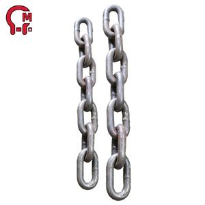<span class=keywords><strong>Cadena</strong></span> Marina de Acero Aleado de Alta Calidad HLM, Soldada, Sin Pernos, Galvanizada en Caliente, para Barcos - Product Image 1