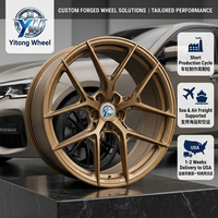 Rines Forjados Personalizados de 19-22 Pulgadas, 1 Pieza, en Bronce Mate, Aleación de Aluminio 6061-T6, Estilo HF5 para BMW G20 G30 G42 M240i