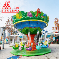Manège à thème bonbons pour centre de loisirs pour enfants, manège intérieur de centre commercial, manège chaise volante dinosaure, balançoire pour enfants, parc d'attractions à vendre