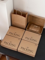 Boîtes en papier carrées colorées personnalisables, petites séries, pliables, recyclables, cartons rigides pour avions, boîtes d'expédition express en kraft