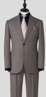 Costume d'affaires classique pour homme 100 % laine tissée, simple boutonnage, imperméable et coupe-vent