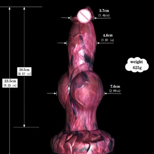 NNSX Dildo con Nudo de Dragón y Ventosa para Hombres, Pene Multicolor para Estimulación de Próstata y Vagina, Juguetes Eróticos para Adultos - Product Image 6