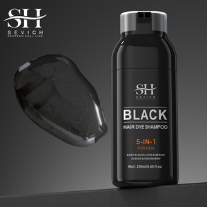 Shampoo colorant capillaire noir à base de plantes 5 en 1, <span class=keywords><strong>shampooing</strong></span> pour cheveux blancs à noir, couverture rapide de la couleur, <span class=keywords><strong>shampooing</strong></span> pour hommes - Product Image 1