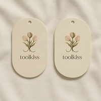 Étiquettes personnalisées pour entreprises avec logo, papier couché, impression numérique, pelliculage, étiquettes personnalisables pour vêtements et événements