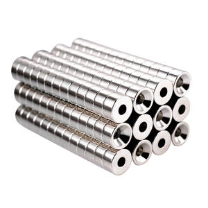 แม่เหล็กนีโอไดเมียมแบบเจาะรู N35 N52 ขนาด 50 มม. 60 มม. ราคาถูก แม่เหล็กถาวร - Product Image 2