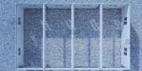 JHCE – Conception de porte à enroulement pour entrepôt préfabriqué modulaire en acier, abri de stationnement pare-soleil, unité de stockage résistante aux UV