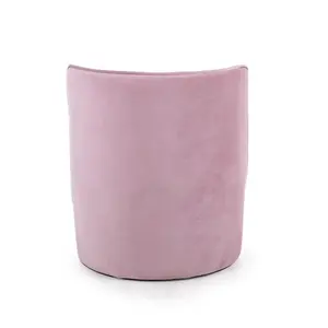 Современный розовый бархатный стул для отдыха в гостиной 5KS29054 Anji Kasei