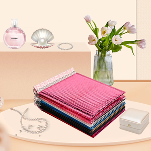 Enveloppes d'expédition auto-adhésives en polybulle 7x10 pouces, couleur or rose, opaques, écologiques, imperméables, durables, pour petites entreprises - Product Image 1