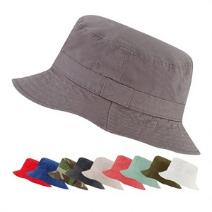 Logo personnalisé été seau chapeau vente chaude crème solaire pêcheur chapeau pour l'extérieur voyage et pêche broderie artisanat chapeau décontracté - Product Image 1