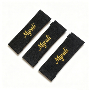 Etiquetas Tejidas Ecológicas para Ropa, Etiquetas Personalizadas con Logotipo, Etiquetas Lavables de Marca Privada - Product Image 2