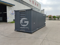 ETODEVICE Contenedor Modular de 20 pies para Cafetería, Totalmente Equipado, Barra de Cerveza Portátil, Puesto Comercial para Exteriores