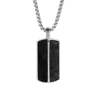 Tizti Sablé Dogtag Hommes Personnalisé Pendentif Bijoux Collier Pendentif En Acier Inoxydable Hommes