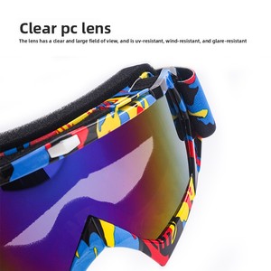 <span class=keywords><strong>Gafas</strong></span> de Motociclismo Todoterreno, Resistentes al Viento y a las Salpicaduras, con Marco Completo y Resistentes a Impactos, Modelo X600, Unisex, para Motociclismo Harley, Senderismo y Deportes - Product Image 6