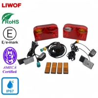 Nuevas Luces LED para Remolque de 12/24V con Certificación E-Mark y CE, Multipunto, Larga Duración de Batería, Resistentes a Altas Temperaturas e Impermeables IP67