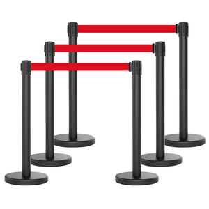 Fiera automobilistica marina folla controllo oro argento palo retrattile tappeto rosso corde cintura segno Stand barriera Stanchion - Product Image 3