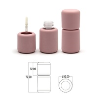 Flacon vide personnalisé pour correcteur liquide, étiquette privée, étui pour blush liquide longue tenue, emballage de maquillage avec grande brosse pour gloss à lèvres