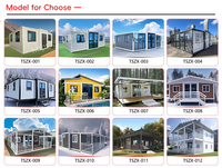 Maison de conteneur expansible moderne préfabriquée villa de maisons modulaires de luxe de 20 pieds 40 pieds