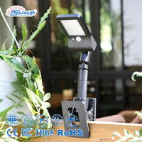 Lampe solaire extérieure Solarup Clip, activée par le mouvement, pour le camping, tout-en-un, étanche, LED solaire portable