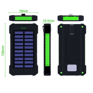 Chaude Banque D'énergie <span class=keywords><strong>Solaire</strong></span> Étanche 8000mAh <span class=keywords><strong>Solaire</strong></span> <span class=keywords><strong>Chargeur</strong></span> 2 Ports USB <span class=keywords><strong>Chargeur</strong></span> Externe Powerbank pour Xiaomi MI <span class=keywords><strong>iPhone</strong></span> <span class=keywords><strong>8</strong></span> smartphone - Product Image 6