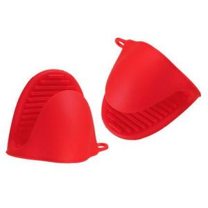 Antibacterial Eco-Friendly <b>Silicone</b> Oven Gloves <b>Waterproof</b> Oven Gloves Heat Resistant Microwave Oven Mitts Gloves - Product Image 3