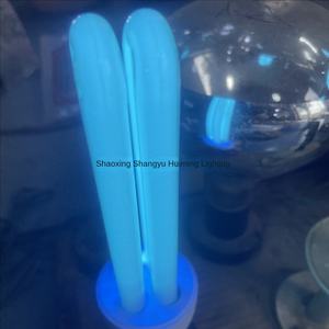 2U 13W/20W Lámpara para matar mosquitos <span class=keywords><strong>de</strong></span> ahorro <span class=keywords><strong>de</strong></span> energía 365nm Longitud <span class=keywords><strong>de</strong></span> onda con buen efecto E27 Base Glass CFL Principio - Product Image 4